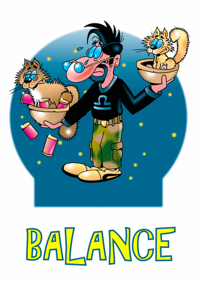 Carte Le Signe Balance : Envoyer une Carte Humour 